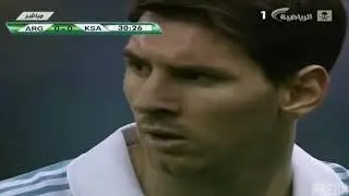 Messi - Saudi Arabia VS Argentina - 2012-11-14