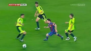 Messi - FC Barcelona VS Real Zaragoza SAD - 2009-10-25