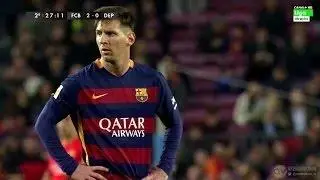 Messi - FC Barcelona VS RC Deportivo de La Coruña - 2015-12-12