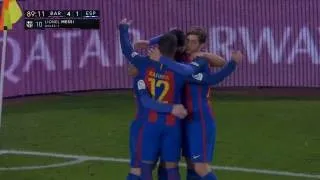Messi - FC Barcelona VS RCD Espanyol - 2016-12-18