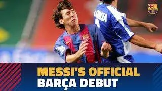 Messi - RCD Espanyol VS FC Barcelona - 2004-10-16