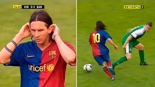 Messi - Hibernian FC VS FC Barcelona - 2008-07-24