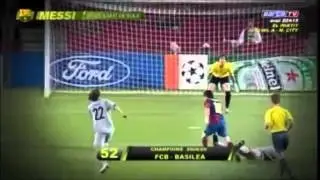 Messi - FC Barcelona VS FC Basel - 2008-11-04