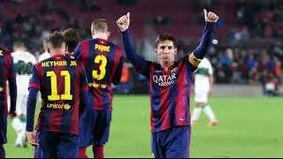Messi - FC Barcelona VS Elche CF - 2015-01-08