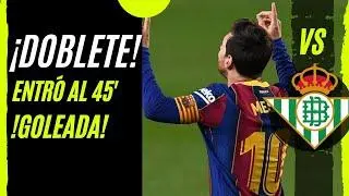 Messi - FC Barcelona VS Real Betis - 2020-11-07