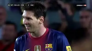 Messi - FC Barcelona VS Valencia CF - 2012-09-02