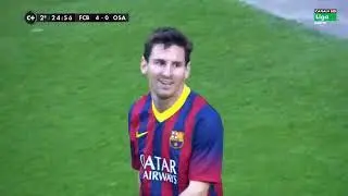 Messi - FC Barcelona VS CA Osasuna - 2014-03-16
