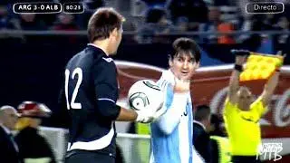 Messi - Argentina VS Albania - 2011-06-20