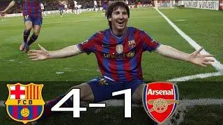Messi - FC Barcelona VS Arsenal - 2010-04-06