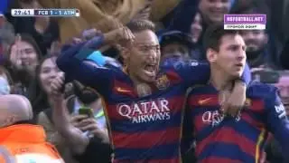 Messi - FC Barcelona VS Atlético de Madrid - 2016-01-30