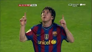 Messi - Villarreal CF VS FC Barcelona - 2010-05-01