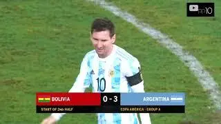 Messi - Bolivia VS Argentina - 2021-06-28