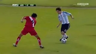 Messi - Argentina VS Perú - 2009-10-11