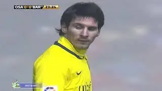 Messi - CA Osasuna VS FC Barcelona - 2009-01-11