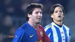 Messi - FC Barcelona VS RC Deportivo de La Coruña - 2009-01-17