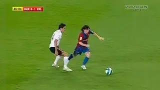 Messi - FC Barcelona VS Valencia CF - 2006-09-24