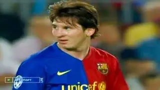 Messi - FC Barcelona VS Sporting Lisbon - 2008-09-16