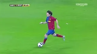 Messi - FC Barcelona VS RC Recreativo Huelva - 2009-04-11