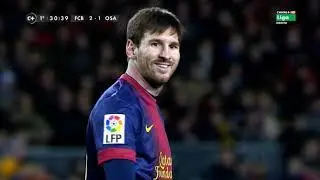 Messi - FC Barcelona VS CA Osasuna - 2013-01-27