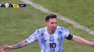 Messi - Argentina VS Ecuador - 2021-07-03