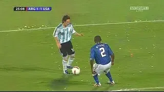 Messi - Argentina VS United States - 2007-06-29