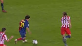Messi - FC Barcelona VS Atlético de Madrid - 2008-10-04