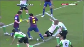 Messi - Racing de Santander VS FC Barcelona - 2012-03-11