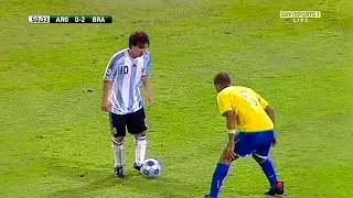 Messi - Argentina VS Brazil - 2009-09-06