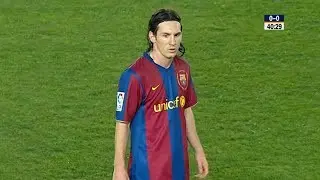 Messi - Villarreal CF VS FC Barcelona - 2008-01-24