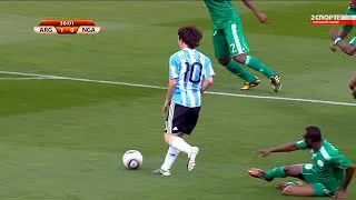Messi - Argentina VS Nigeria - 2010-06-12