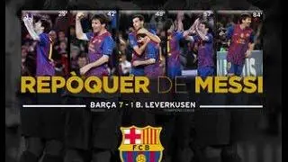 Messi - FC Barcelona VS Bayer Leverkusen - 2012-03-07