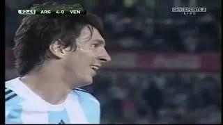 Messi - Argentina VS Venezuela - 2009-03-28