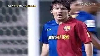 Messi - RCD Espanyol VS FC Barcelona - 2008-09-27