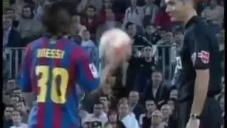 Messi - FC Barcelona VS Málaga CF - 2005-10-26