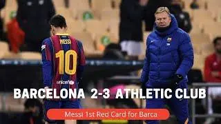 Messi - FC Barcelona VS Athletic Club - 2021-01-17