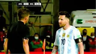 Messi - Argentina VS Brazil - 2021-11-16