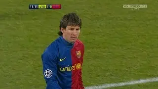 Messi - Olympique Lyon VS FC Barcelona - 2009-02-24
