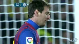 Messi - FC Barcelona VS CA Osasuna - 2012-01-04