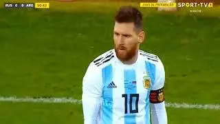 Messi - Russia VS Argentina - 2017-11-11