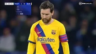 Messi - Napoli VS FC Barcelona - 2020-02-25