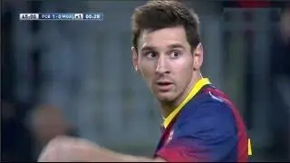 Messi - FC Barcelona VS Málaga CF - 2014-01-26