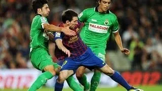 Messi - FC Barcelona VS Racing de Santander - 2011-10-15