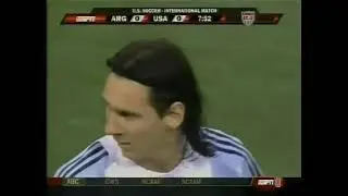 Messi - United States VS Argentina - 2008-06-09