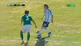 Messi - Argentina VS Bolivia - 2007-11-17