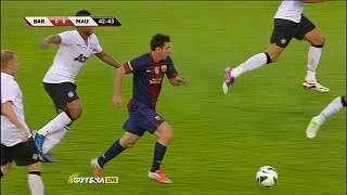 Messi - FC Barcelona VS Manchester United - 2012-08-08