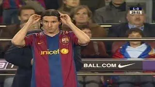Messi - FC Barcelona VS UD Almería - 2007-10-28
