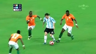 Messi - Ivory Coast VS Argentina - 2008-08-07