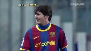 Messi - FC Barcelona VS UD Almería - 2011-01-26