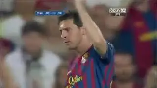 Messi - FC Barcelona VS Real Madrid CF - 2011-08-17