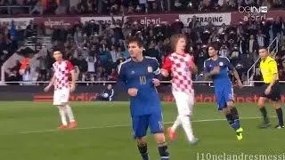 Messi - Argentina VS Croatia - 2014-11-12